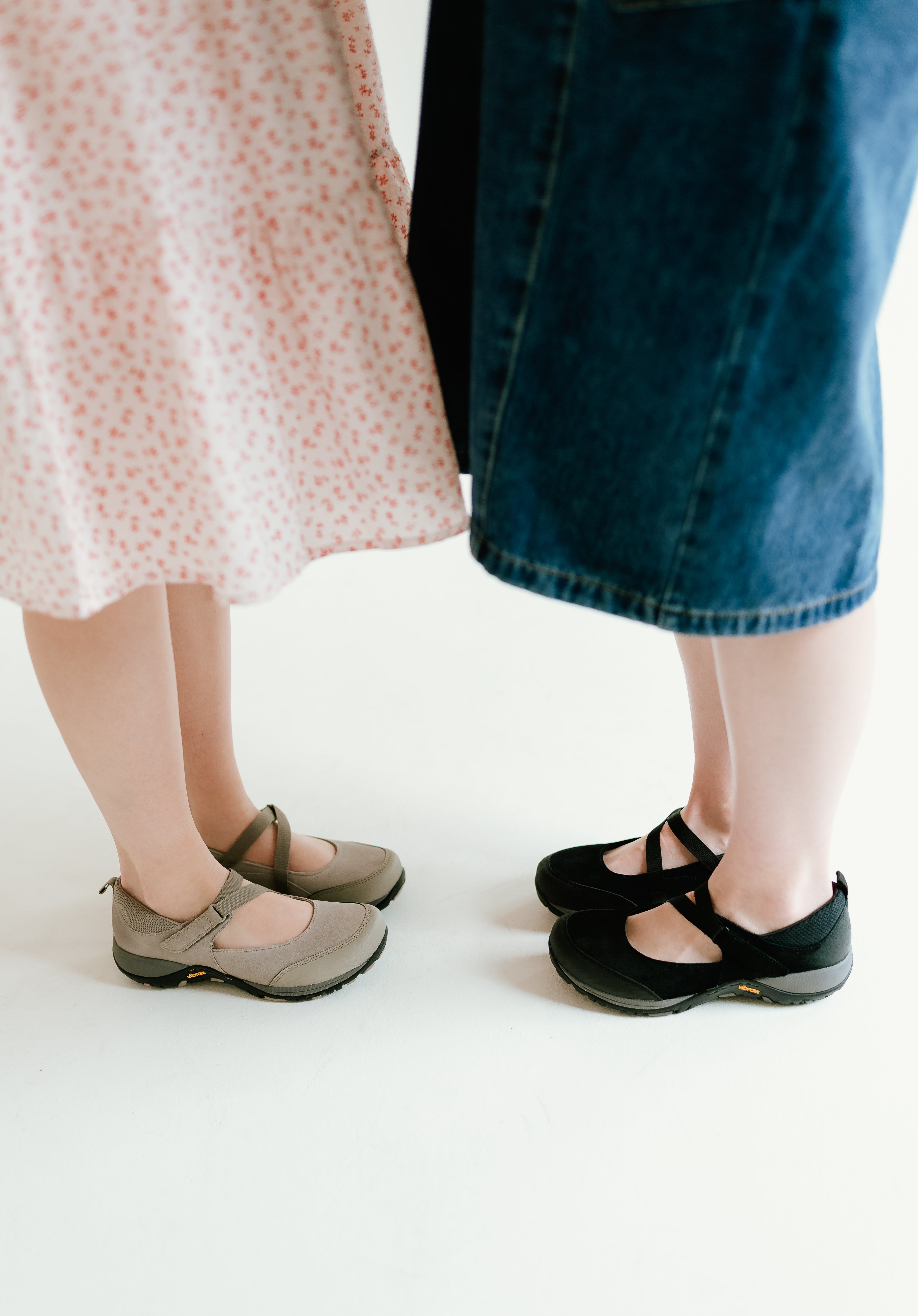 black and taupe water shoes
