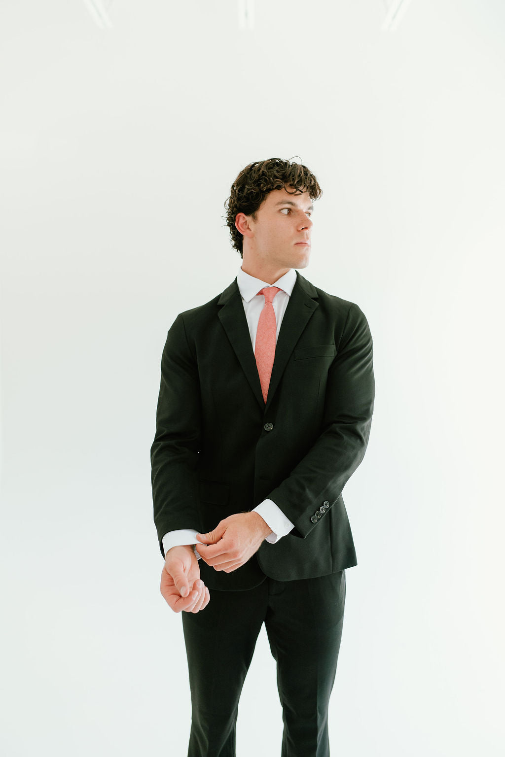 Washable 2-Pant Flex Suit Black