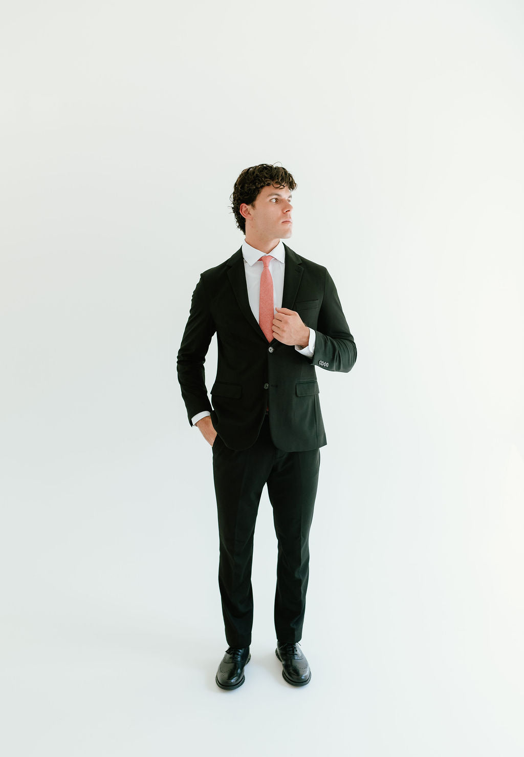 Washable 2-Pant Flex Suit Black