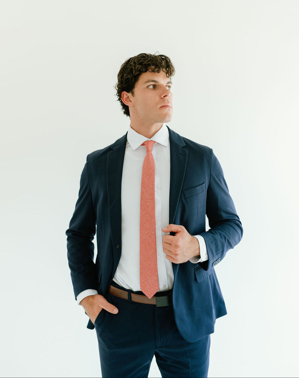 Washable 2-Pant Flex Suit Navy