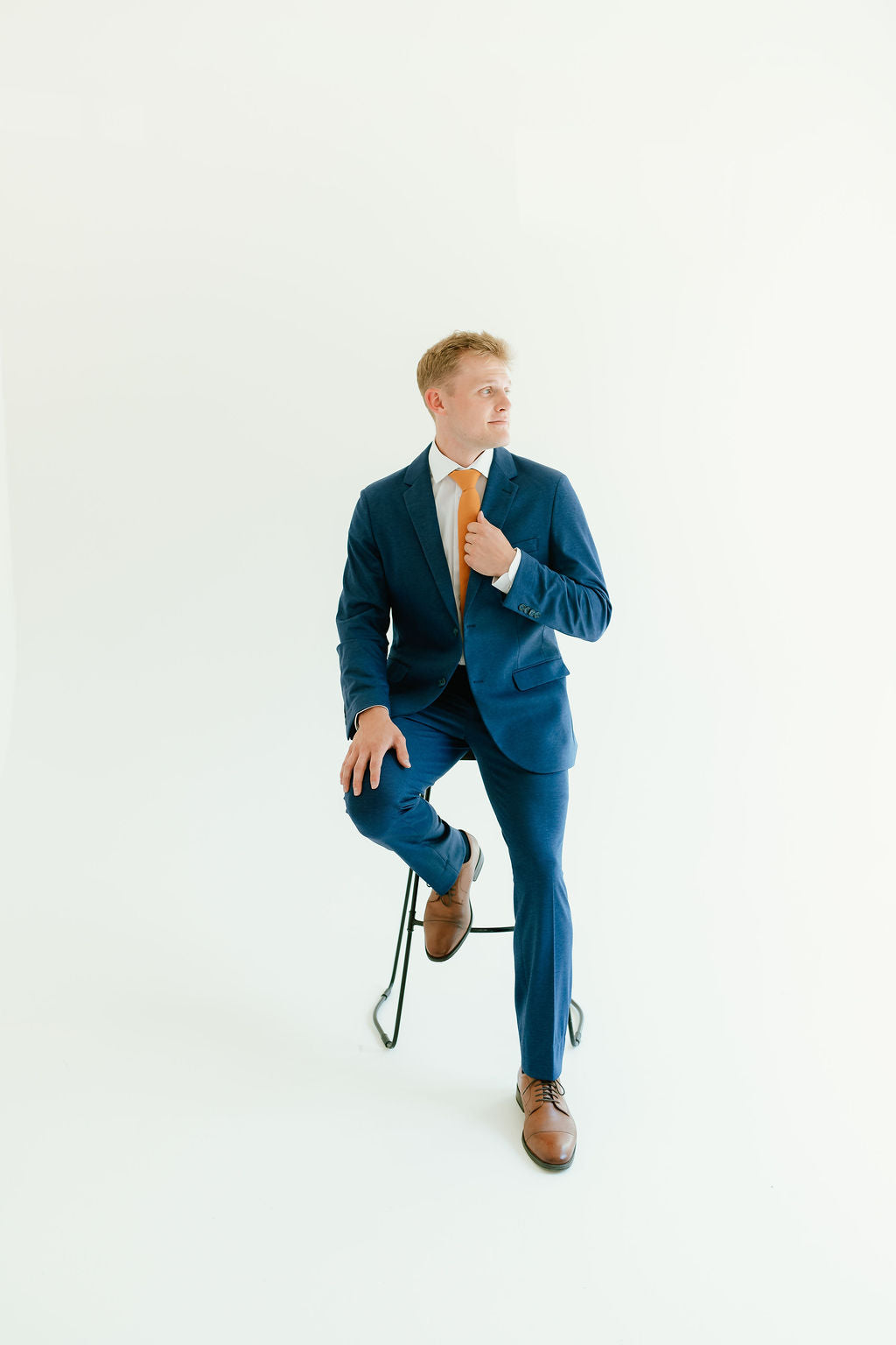 Washable 2-Pant Flex Suit Sapphire