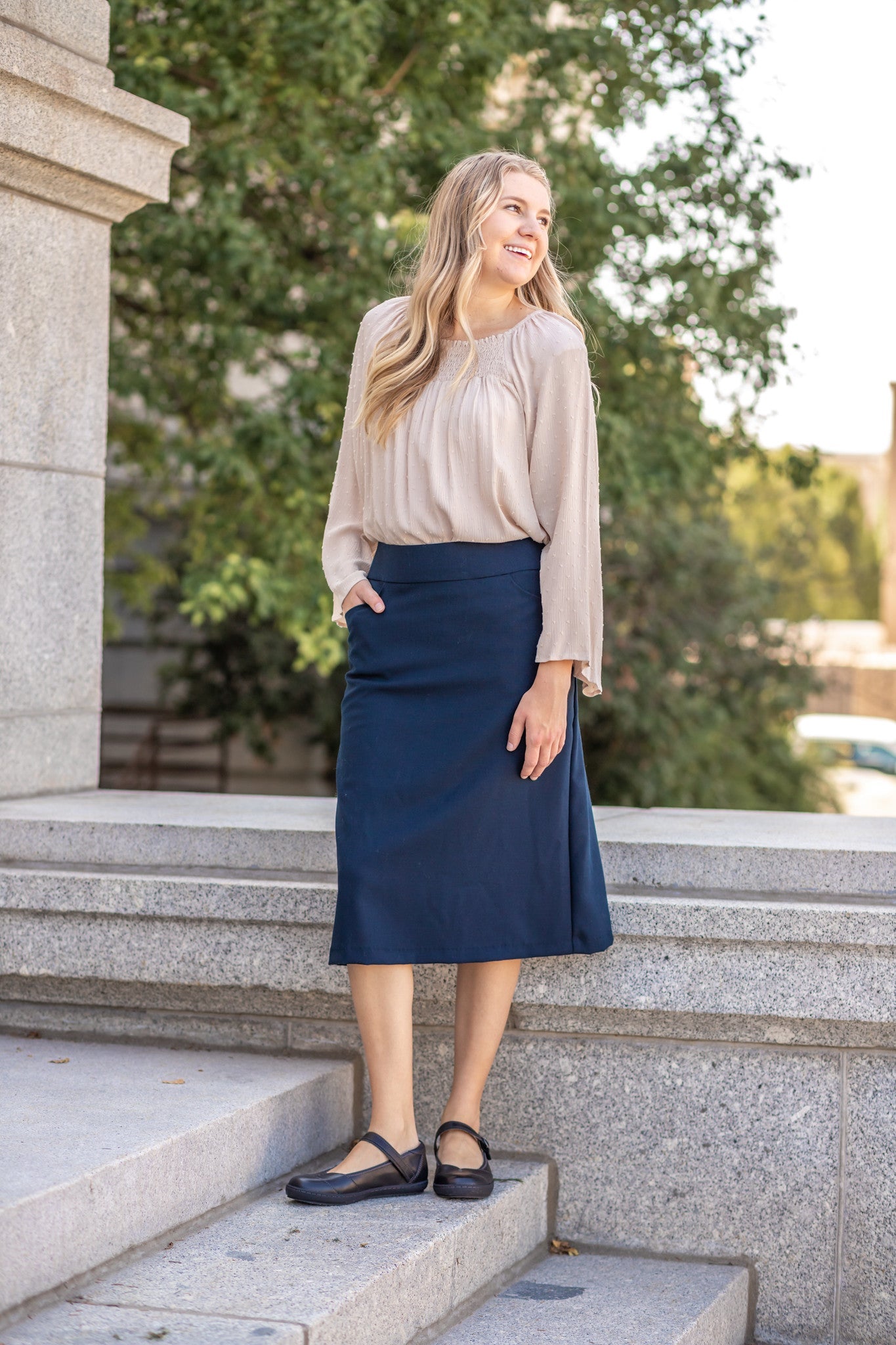 General - Jasmine Skirt Navy