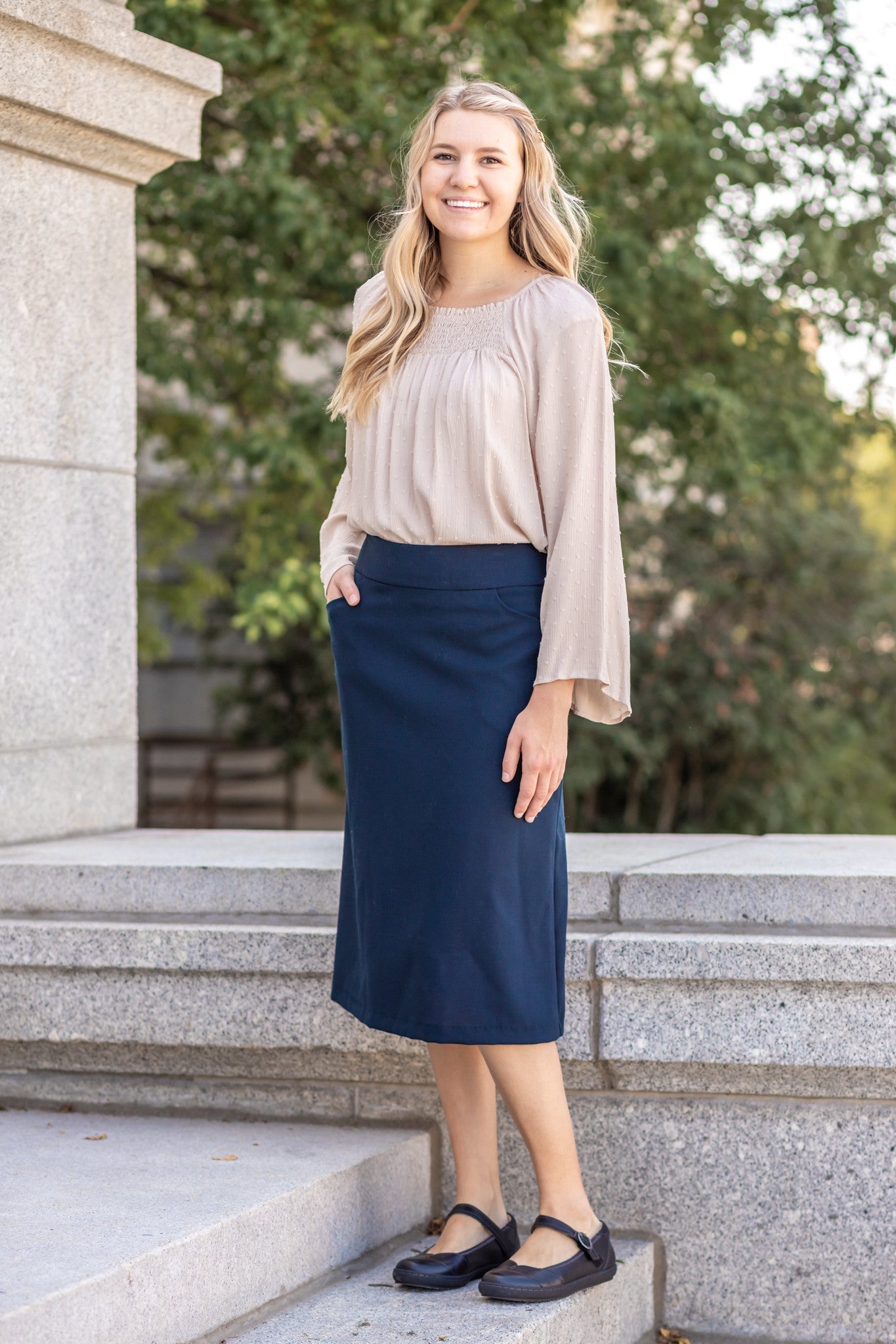 General - Jasmine Skirt Navy