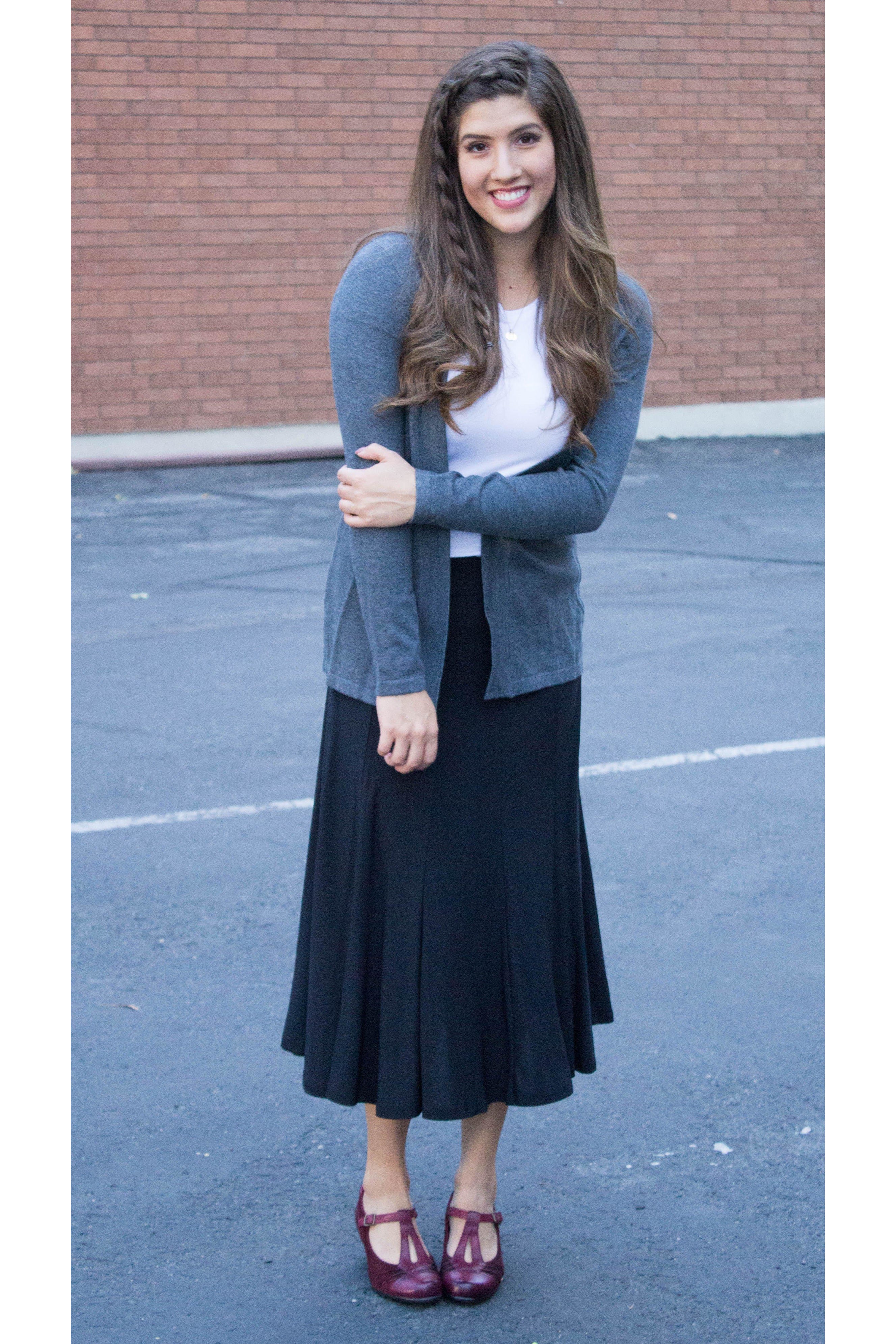 Open Front Cardigan Smoke Heather